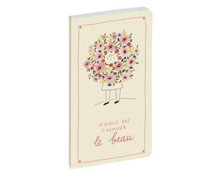 Agenda de bureau SAD 16 Julie Adore 9 x 16 cm Semainier Septembre 2026 à Décembre 2027 - 16 mois - Fille 