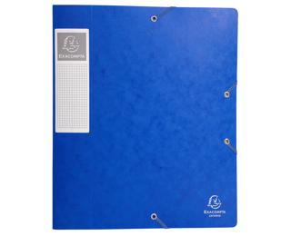 Cartobox Archiefdoos Rug 60mm - A4 (vlak geleverd) - Blauw