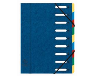 File Harmonika Multi Fle A4 425g 9P - Assorted colours