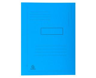 Aktenmappe mit Beschriftungsfeld und 2 Klappen aus Recyclingkarton 290g Forever, 24x32cm - Farben sortiert