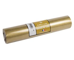 Chemin de table en rouleau spunbond, indéchirable et épongeable - 2,5x0 ,30m
