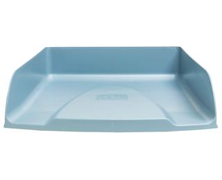Corbeilles à courrier horizontales Combo Styli Autentik - Bleu gris