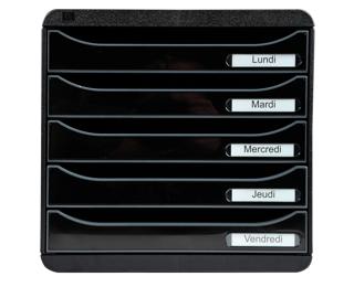 BIG-BOX PLUS Glossy black/glossy white - Glossy black