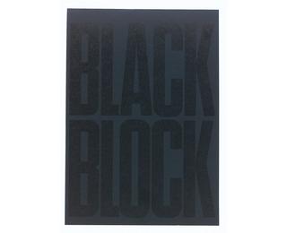 Bloc Black block 29,7x21cm - Papier jaune quadrillé 5x5 - 70 feuillets - Noir