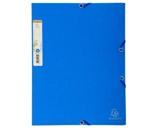Forever Elasticated 3 Flap Folder 380gsm A4 - Light blue
