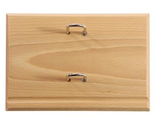 Socle luxe en chêne pour Bloc-pratic - Marron clair
