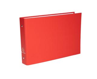 Classeur rembordé polypropylène pour fiches bristol 125x200 2 anneaux 25mm 