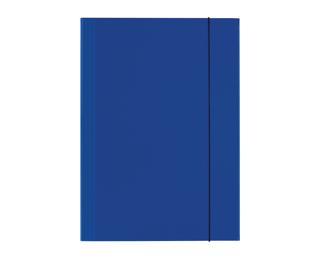 Falken - Sammelmappe LongLife, extrastark, ca. 700g/m2-Karton, A4, m. 3 Klappen u. Gummizug, 5er Poly