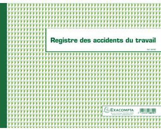 Piqûre 24x32cm - Registre des accidents du travail - 20 pages