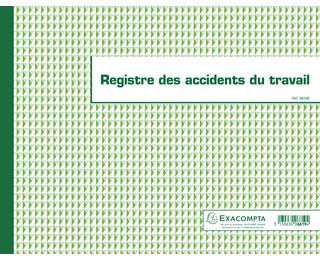 Piqûre 24x32cm - Registre des accidents du travail - 20 pages