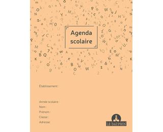 L'agenda scolaire de l'élève, 170X220, 39 semaines, 72 pages