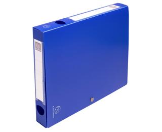 Boite de classement à pression Dos 40mm polypropylène 7/10e Opaque - A4 - Bleu