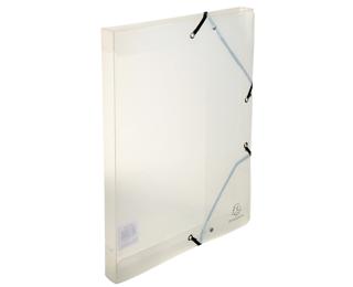 Archivbox aus PP 700µ, Rücken 25mm, 25x33 cm für DIN A4 - Crystal - Kristall