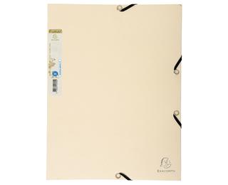 Forever Elasticated 3 Flap Folder 380gsm A4 - Sand