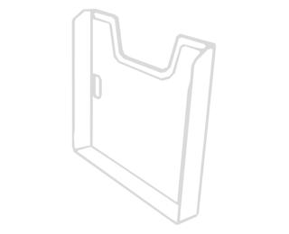 Élément simple horizontal A4 - Gris lumière