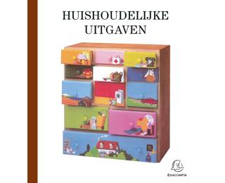 Huishoudeijk uitgaven- en organisatieboekje 27x25cm - Uitgaven gezinsbudget 56 pagina's - Nederlandstalig