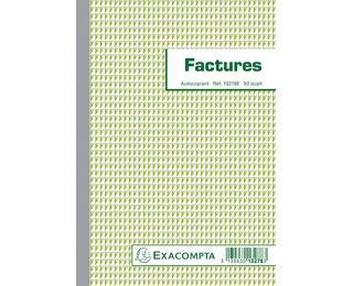 Doorschrijfpapier Facturen 21x14,8cm - 50 bladen dupli - in folie per 5