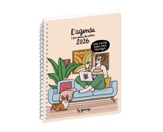 Agenda de bureau Gomargu 15 x 21 cm Semainier Janvier à Décembre 2026 - Visuel