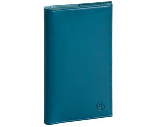 Agenda de poche Eurotime 16S spiralé Volga 9 x 16 cm Semainier Janvier à décembre 2026 - Bleu canard