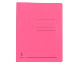 Chemise à lamelle carte lustrée 355gm2 - A4 - Rose