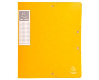 Boite de classement Cartobox Dos 60mm Carte lustrée - A4 - Jaune