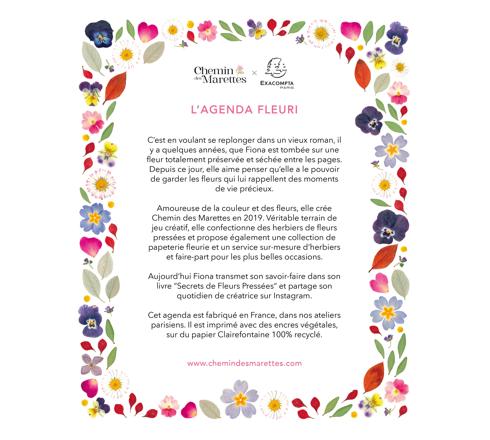 Agenda De Bureau Eurotime 22S Spiralé Forever 22,5 X 18,5 Cm