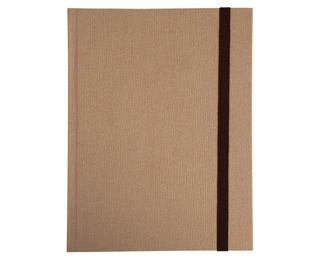 Carnet Nature 220x170, 192 pages lignées - Marron