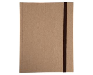Carnet Nature 220x170, 192 pages lignées - Marron
