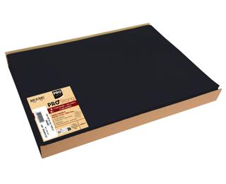 Barquette de 100 sets de table spundbond, unis - Format 30x40cm - Noir