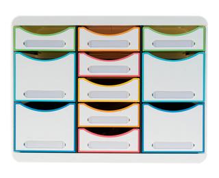 Moule de classement Storebox Multi 11 tiroirs Black Office 