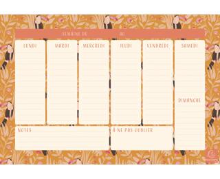 Hebdo Planner Color Design Toucan 26.5 x 18 cm. - Visuel