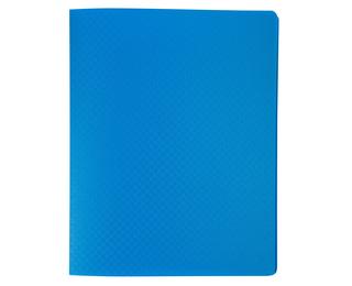 Portalistino Opak polipropilene 500 micron, 20 buste liscio - 17x22 - Azzurro