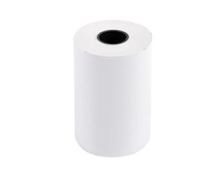 Rotoli carta per carta di credito 57x46mm - 24m - 1 copia carta termica 55 gr - Bianco