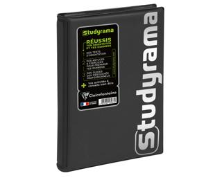 Agenda Studyrama 14 x 20 cm Journalier Août 2025 à Juillet 2026 - Noir