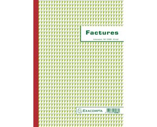 Doorschrijfpapier Facturen 29,7x21cm 50 bladen triple zelfkopiërend