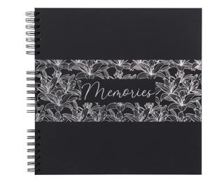 Álbum espir 60p ne 32x32cm Titane  Negro - Negro