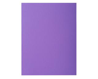 Pack of 100 square cut folders ROCK''S 210 - 24x32cm - Dark purple