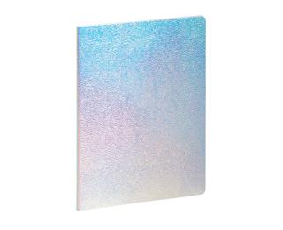 Notebook Ariel ligné et dots 15 x 21 cm - Argent