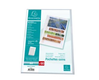 Pk100 Cut Flush Folder Stand.PP A4 yello - Crystal