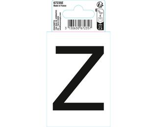 Autocollant PVC adhésif antidérapant lettre Z - Noir