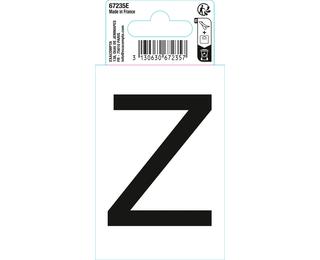 Autocollant PVC adhésif antidérapant lettre Z - Noir