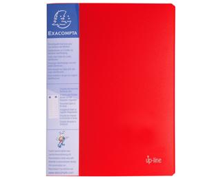 Protège-documents en polypropylène rigide avec porte étiquette 3 faces Up Line Opaque 80 vues - A4 