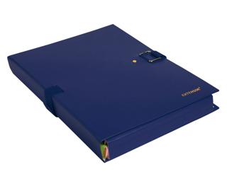 Expanding spine folder premium Extensor® - A4 - Blue
