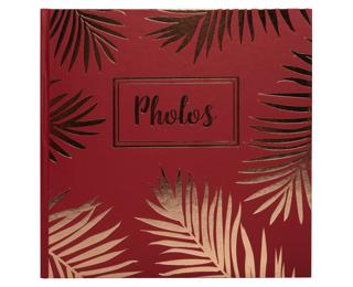 Album photos livre 30 pages noires - Format 25x25cm - PALMA - Rouge