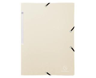 Exacompta Titane Elasticated Folder with 3 Flaps A4 Recycled PP - Assorted colours