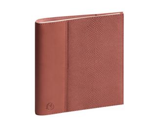 Agenda de bureau Eurotime 18S spiralé Duo Kaa 15 x 17 cm semainier Janvier à Décembre 2026 - Terracotta