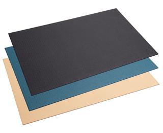 Schreibtischunterlage aus festem Karton, 57,5x37,5 cm, OfficeByMe - Farben sortiert