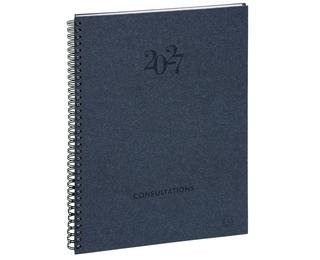 Agenda de bureau Consultations 29S spiralé Napura 29,7 x 21 cm Semainier Janvier à Décembre 2027 
