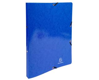 Raccoglitore chiusura con elastici 2 anelli 15mm Iderama - A4 - Blu scuro