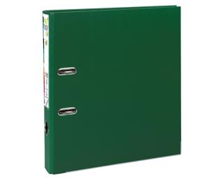 Premium-Ordner PREM'TOUCH aus PP mit 2 Ringen, Rücken 50mm, 32x30cm für DIN A4 Überbreite - Dunkelgrün